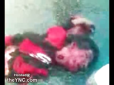 Man Ripped completely in Half is photographed on the street