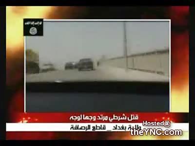 ISI Execute a Police Officer from inside of a Car