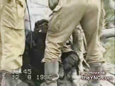 Soldier Burned Alive is Pulled out of his Tank