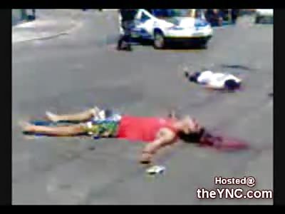 Man ejected from Car opens his Head like an Egg