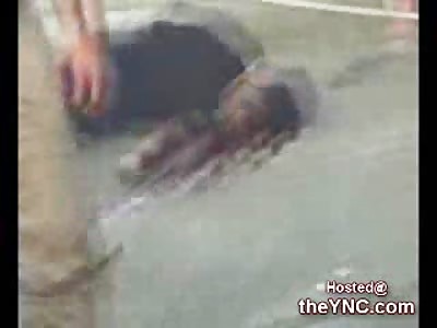 Recent Homicide Victim Bleeds into the Sewer Drain