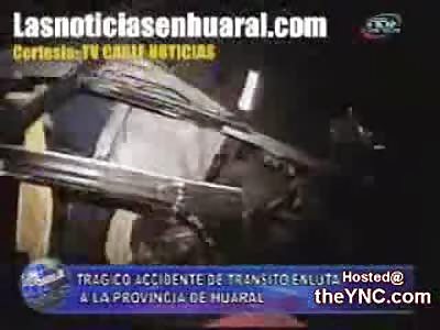 Horrific Bus Accident kills 22 in Peru