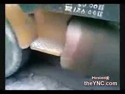 Hit by Truck, Truck stops right on Head