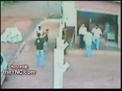 Brutal Murder as Boss kills his Employee Point Blank in the Street