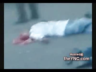 2 SchoolgirlsRan Over on their Way to School lay Dead next to their Backpacks