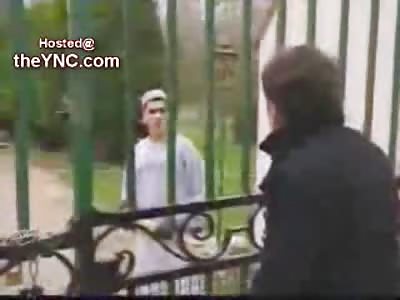 Reporter is Brutally Beaten by a Teacher of the Koran