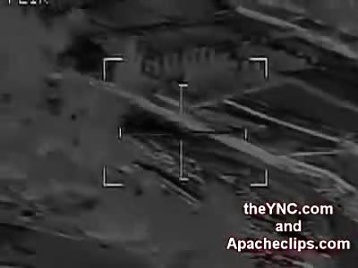 EPIC Apache Destruction of Taliban..Wounded Man trying to Hide Behind Tree and Praying to Allah is Vaporized at 1:35 of Video. Part 1