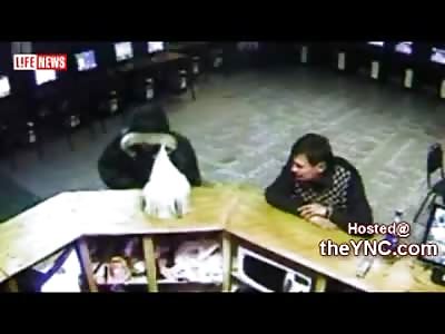 Maniac sets Fire to Casino in front of Undercover Security