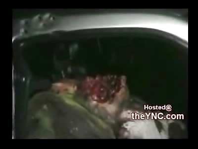 BRUTAL: Mayor and 2 Bodyguards Heads Blown Off in Machine Gun Execution Ambush