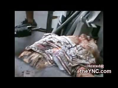 Gruesome: Parents in Front Seat and Little Daughter in Back Seat are left Beyond Recognition