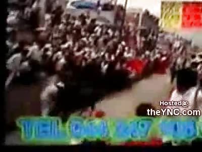 Man Taunting Bull is Gored to Death in Seconds....Guts out