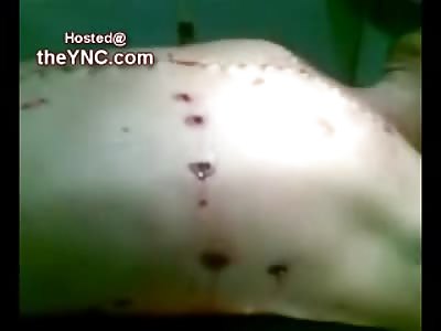 Man Dead from Many Many Gunshots....