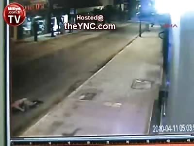 Twitching Man Dies on the Street after Fall from 6 Stories