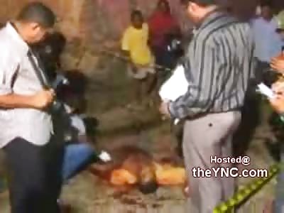 Murder Investigation Takes Place on the Street in Brazil After Deadly Shooting