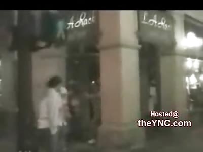 Huge Chaotic Brawl outside of Club Leads to Multiple KO's