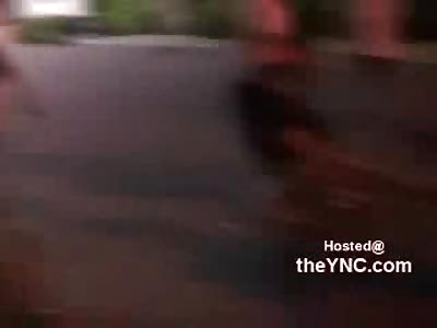 Hot GIrls in Thailand Fight in the Streets in Skanky Clothing