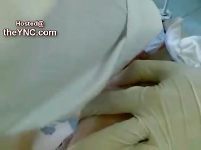 Teen Gangbanger Slit in the Neck during Fight Squirms on the ER Table