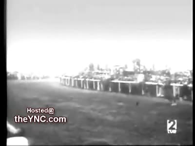 Woman Killed by Horse at Race Track when She Walks onto the Track