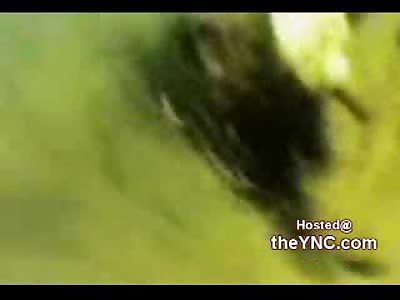 Mans Head Burst like a Watermelon after Accident (Brains a Few Yards Away)