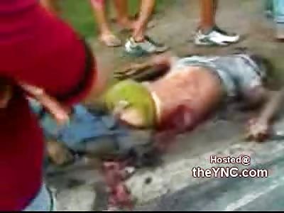 BRUTAL: 5 People Left Tore up after Crashing Head on with a Tractor Trailor