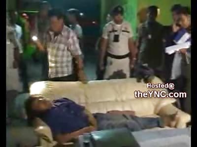 Man watching the World Cup has his Head Blown Off and Brains Blown out of his Head