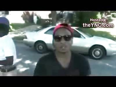 Wanna Be Rapper gets Sucker Punched Mid Rap (Unedited Clean Version not on Other Sites)