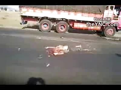 Well...A Dump Truck Ran them Over