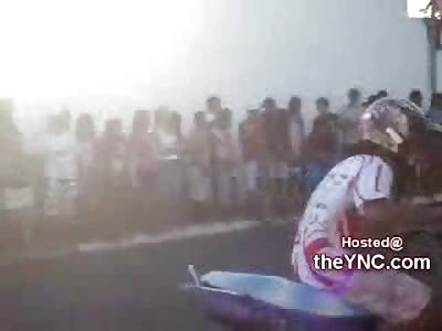 Teens Showing Off on Dirtbikes Results in a Bad Faceplant