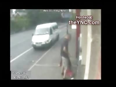 Man at ATM gets Beaten by Criminal Thug and does NOTHING but get his Money and Leave