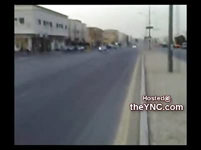 THIS is Why You Dont Stand so Close to the Road during a Drifting Race