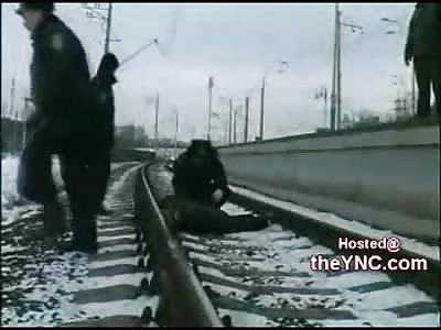 Just the Head:  Sliced in Half in Suicide