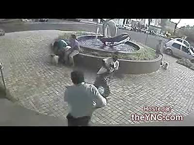 NOT Quick Enough: Security Guard Shot in the Face and Killed in Front of unsuspecting Couple 