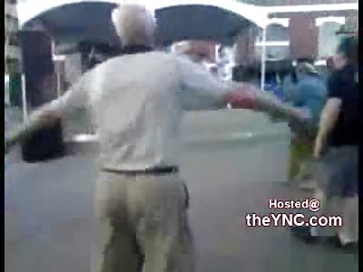 LOLOL..The Most Bugged out Old man Ever