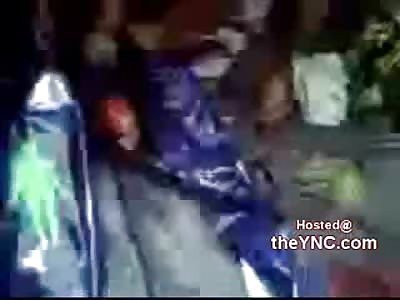 Female left Headless in Front of Shocked Crowd Part 2