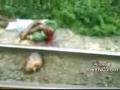 This Person  was a little Neater than the Above Train Suicide