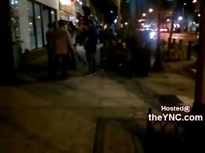 Flying KO Punch leaves Kid probably Dead on the Sidewalk