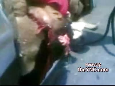 Horrible Accident Leaves Arab Dudes Crushed in their Vehicles 