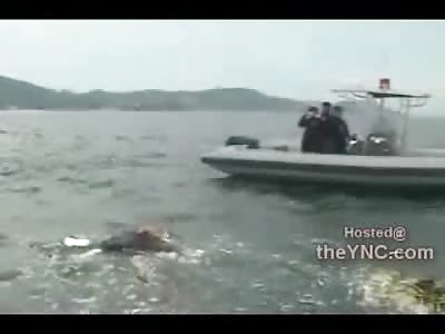GRUESOME: Police pull Monster Looking Man  out of Water