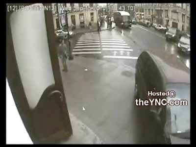 Another Guy that Should count his Blessings....Just Escapes Death...WOW