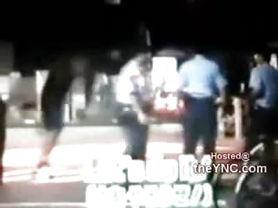 Funny: Large Black Man vs 12 Tiny Japanese Cops