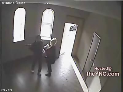 Holy Shit..Female Waitress in Russia Attacked with an Ax by Angry Customer