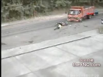 A Moment of Absent-Mindedness (Head First into Cement Truck)