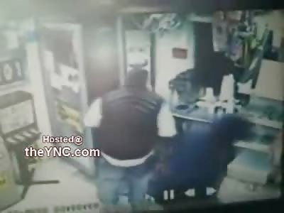 Guy in Store get KTFO then Robbed by Angry Black Kids