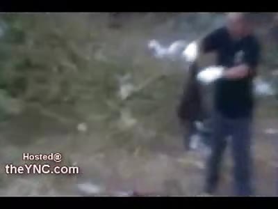 Grisly Murder Crime Scene: Man Stabbed to Death found in a Landfill in Broad Daylight