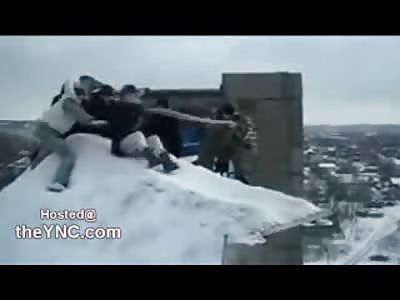LMFAO: Kids Throw Girl off 5 Story Building