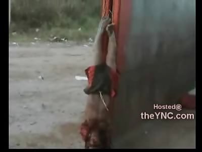 NOT a Happy New for this Man..Murdered Hanged Upside Down, Arms Ripped Off