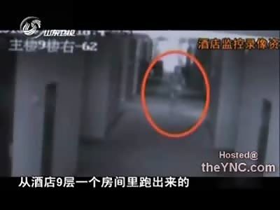 Spur of the Moment Suicide: Distraught Female Jumps from School Hallway