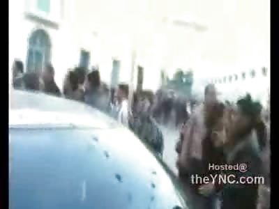 Female has No Oxygen after Gas Attack in Tunisia (Purple Sweater..More Footage from Tunisia, Africa)