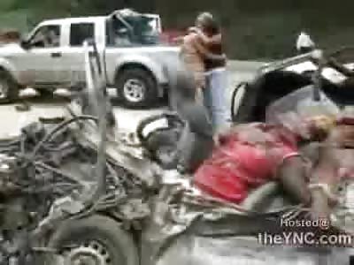 A Last Act: Female takes Final Gasps of Life