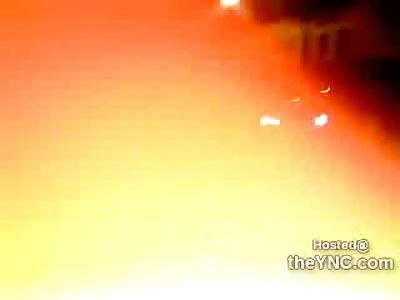 Crazy Skater Bashes someone with his Skateboard in Street Fight